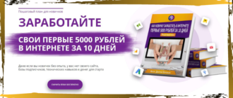 Как заработать в интернете первые 5000 рублей за 10 дней